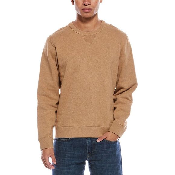 Todd Snyder MensFleece Crewneck Sweatshirt Brown